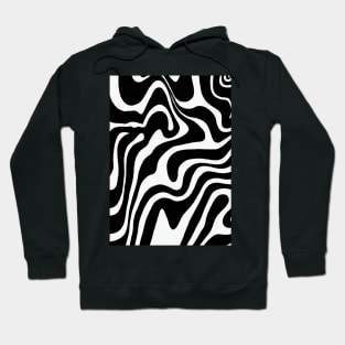 Abstract Liquid Swirl Hoodie